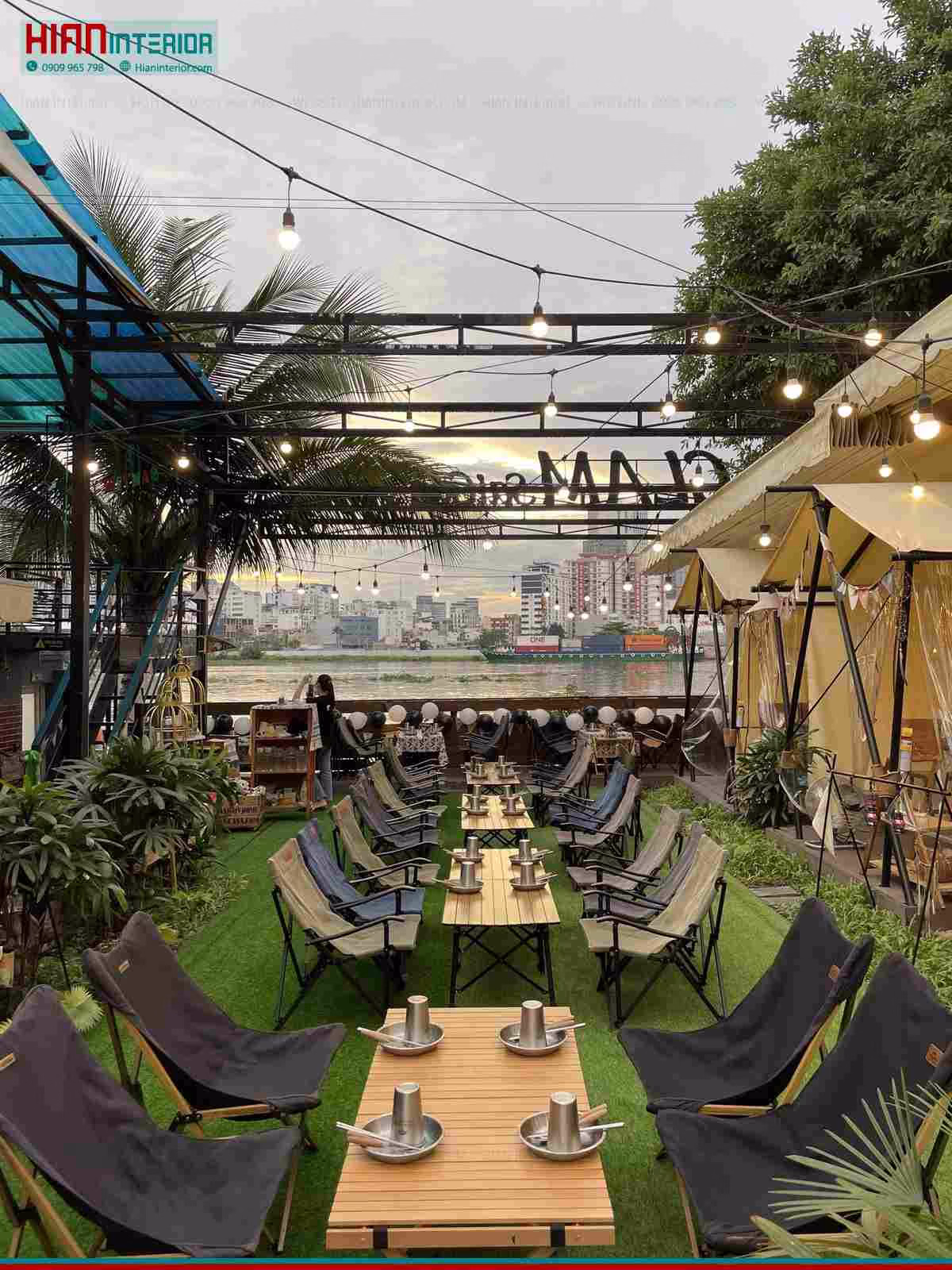 Chi Phí Thiết Kế Cafe Sân Vườn