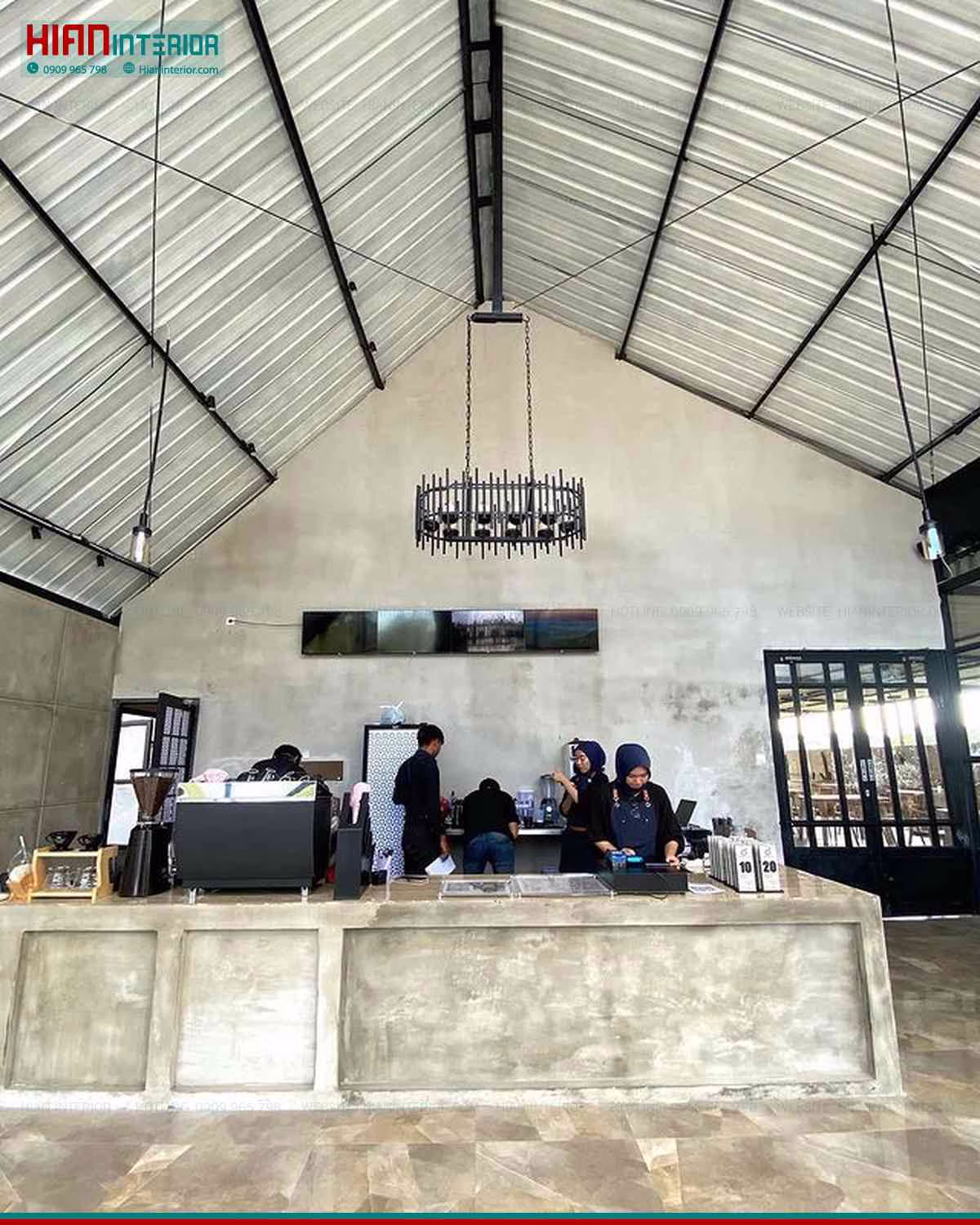 Thiết Kế Cà Phê Sân Vườn Nhỏ