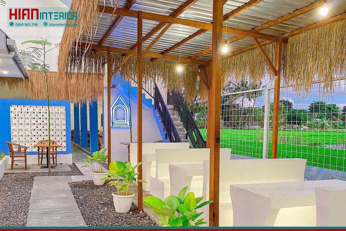 Thiết Kế Quán Cafe Sân Vườn Đẹp