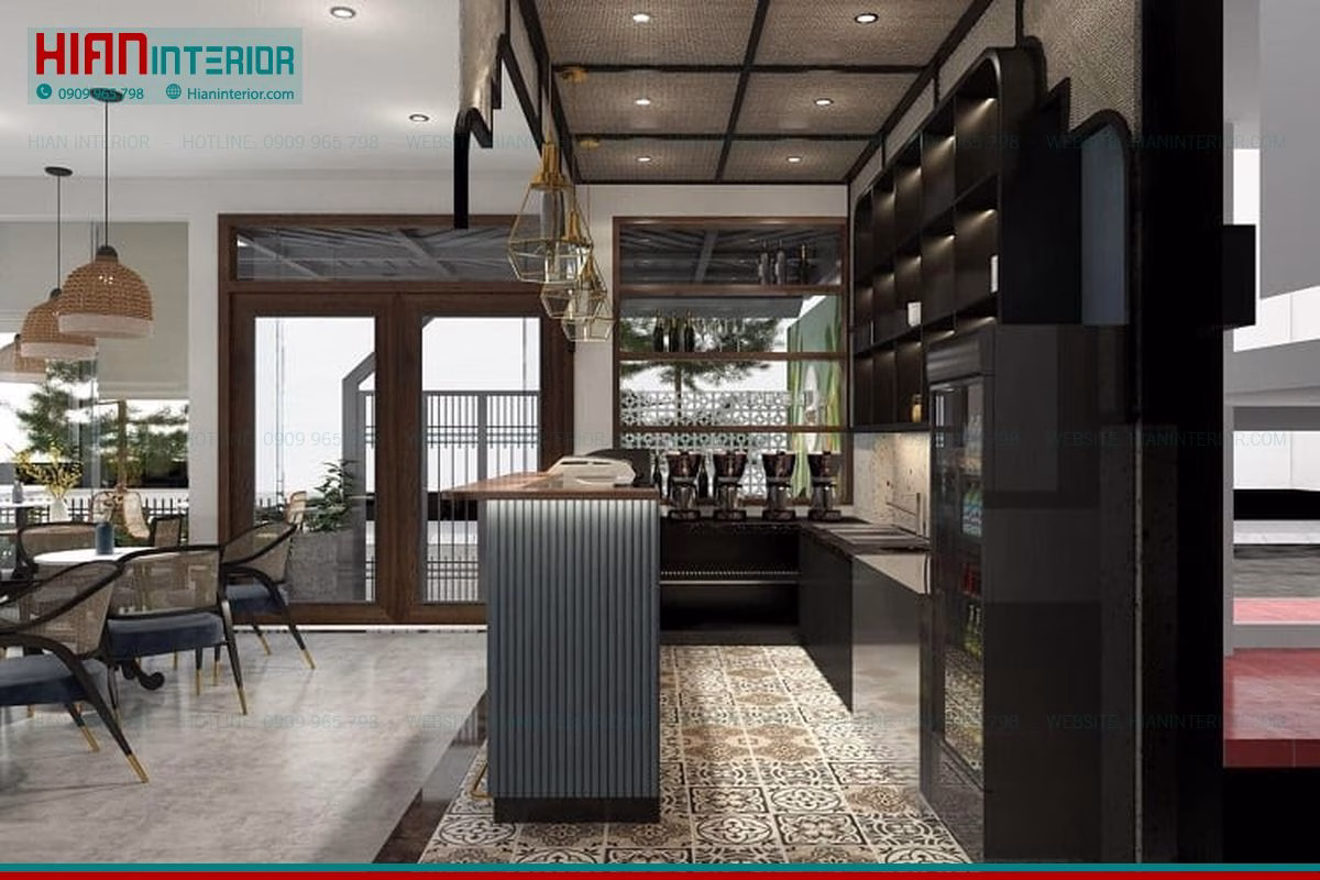 Bản Vẽ Quán Cafe Sân Vườn