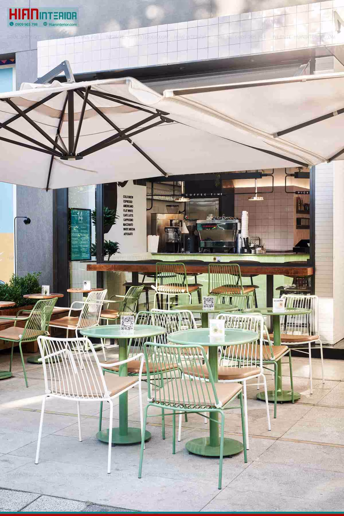 Quán Cafe Sân Vườn Nhỏ Đẹp