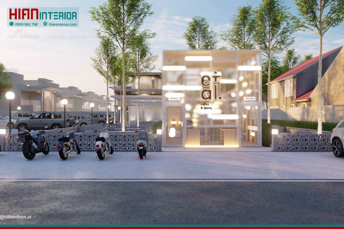 Thi Công Quán Cafe Sân Vườn