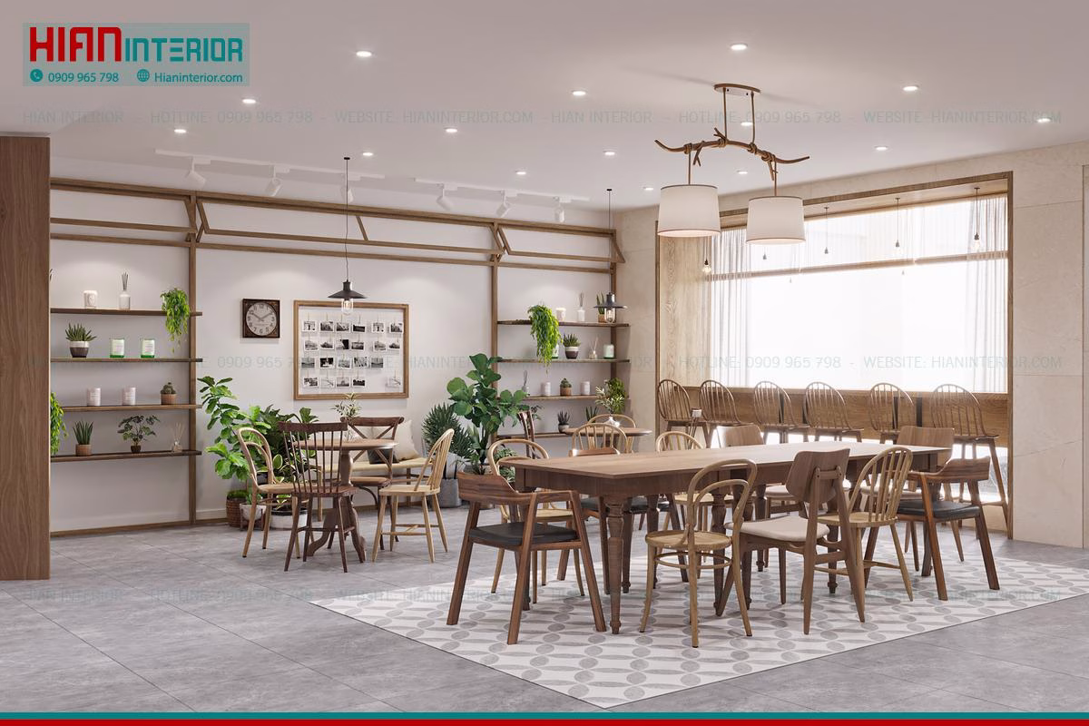Quán Cafe Sân Vườn 300M2