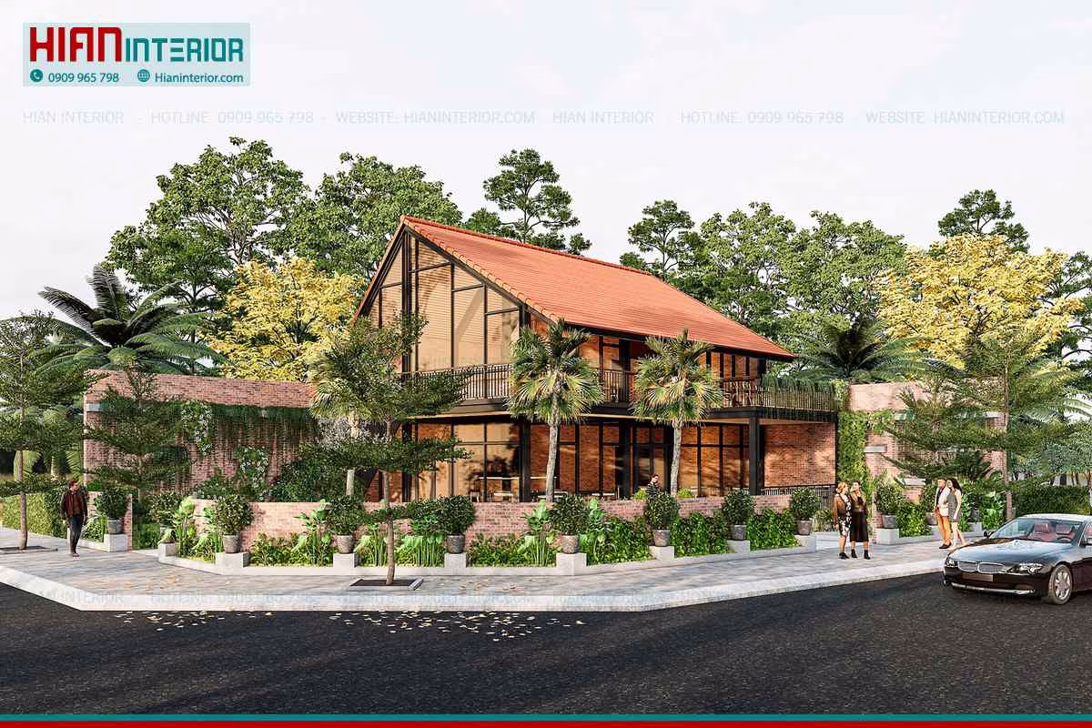 Thiết Kế Quán Cà Phê Sân Vườn