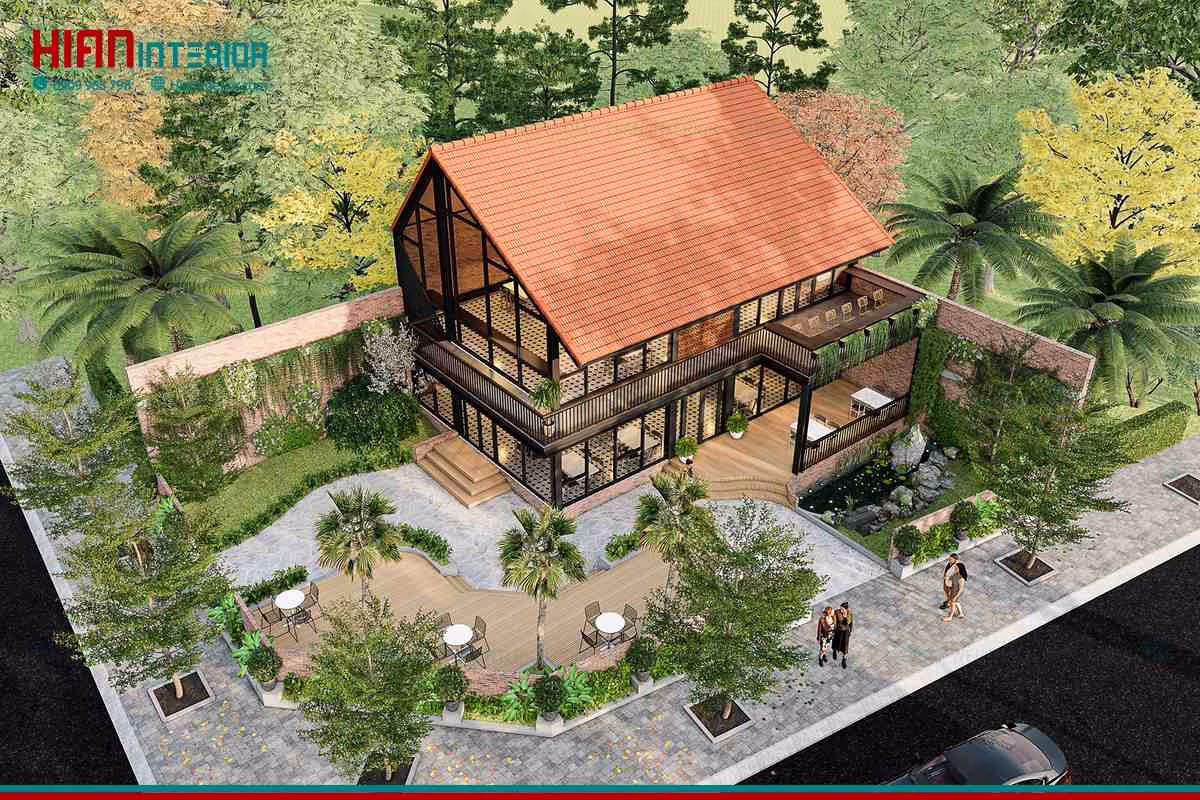 Thiết Kế Quán Cà Phê Sân Vườn