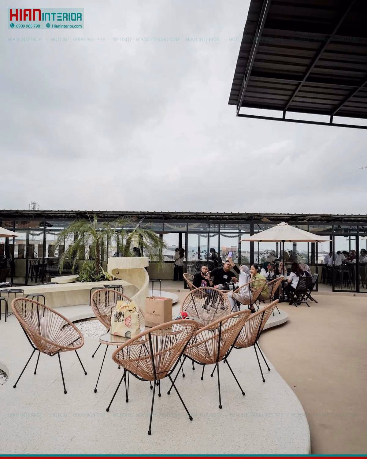 Thiết Kế Cafe Sân Vườn