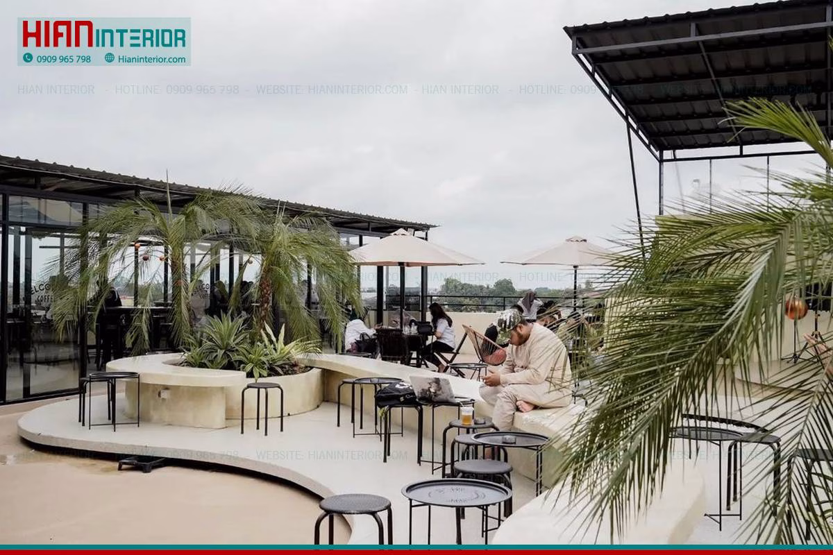 Thiết Kế Cafe Sân Vườn