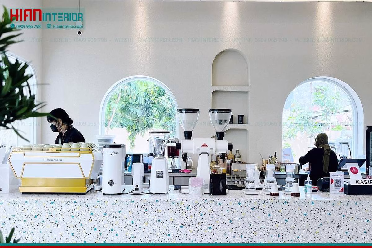 Thiết Kế Cafe Sân Vườn Nhỏ