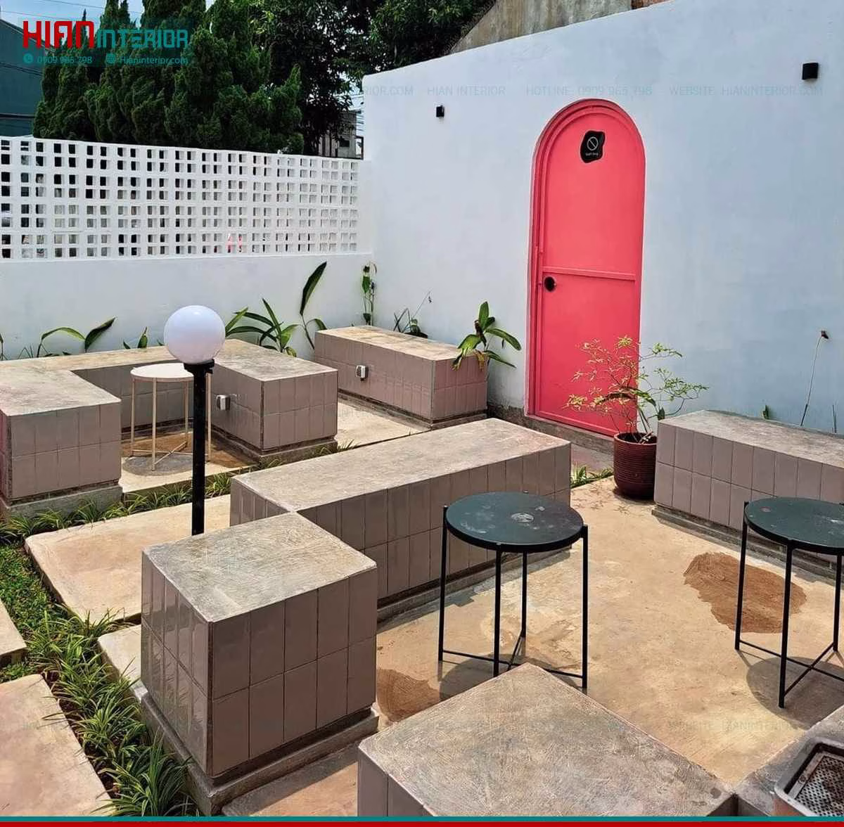 Thiết Kế Cà Phê Sân Vườn Nhỏ