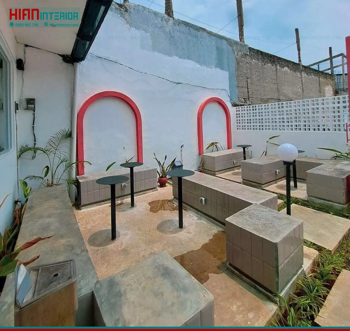 Thiết Kế Cà Phê Sân Vườn Nhỏ