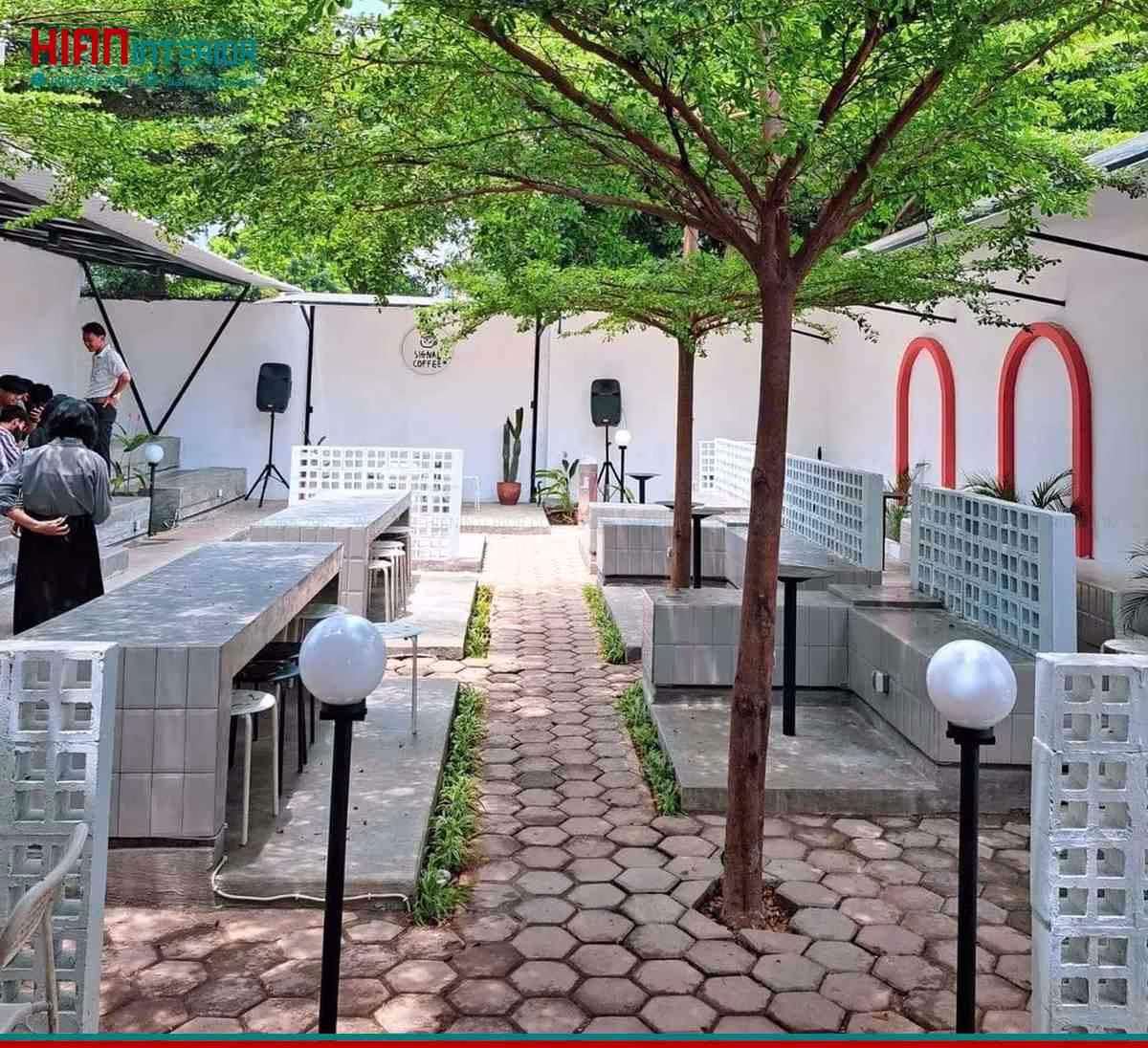 Thiết Kế Cà Phê Sân Vườn Nhỏ