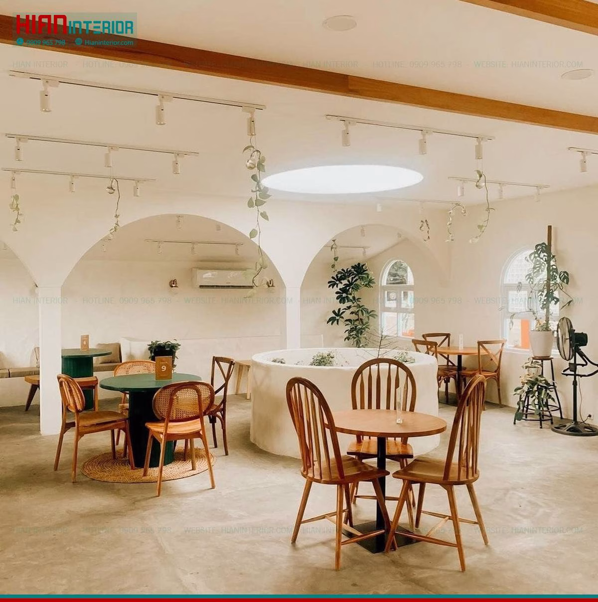 Thiết Kế Quán Cafe Sân Vườn Đẹp