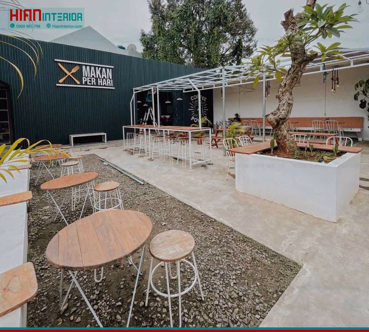 Thiết Kế Cafe Vườn Đẹp