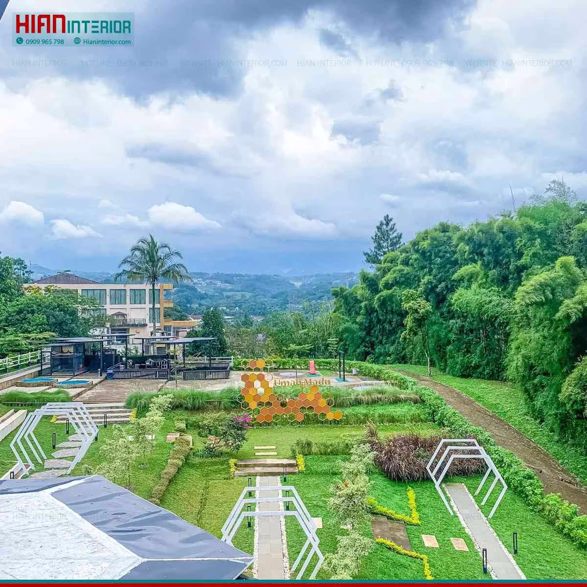 Bản Vẽ Quán Cafe Sân Vườn