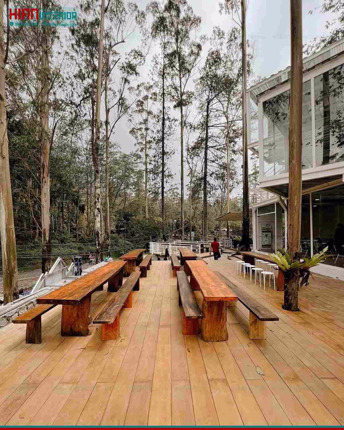 Mô Hình Quán Cafe Sân Vườn