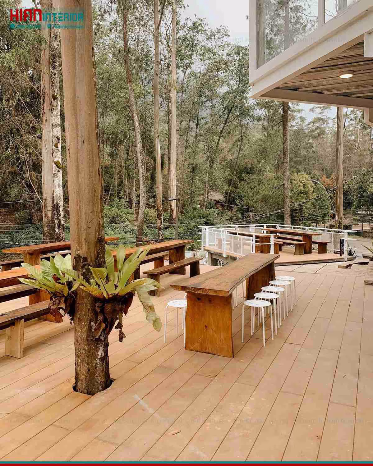Mô Hình Quán Cafe Sân Vườn
