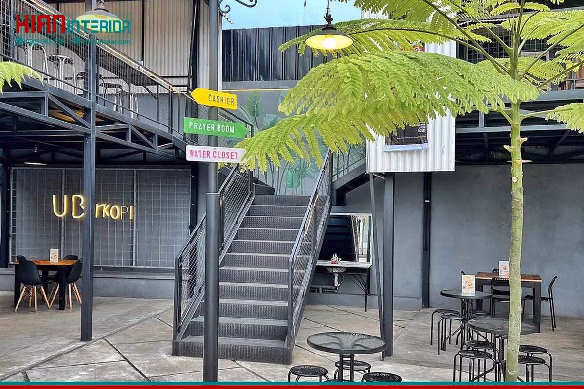 Mô Hình Quán Cafe Sân Vườn Đơn Giản