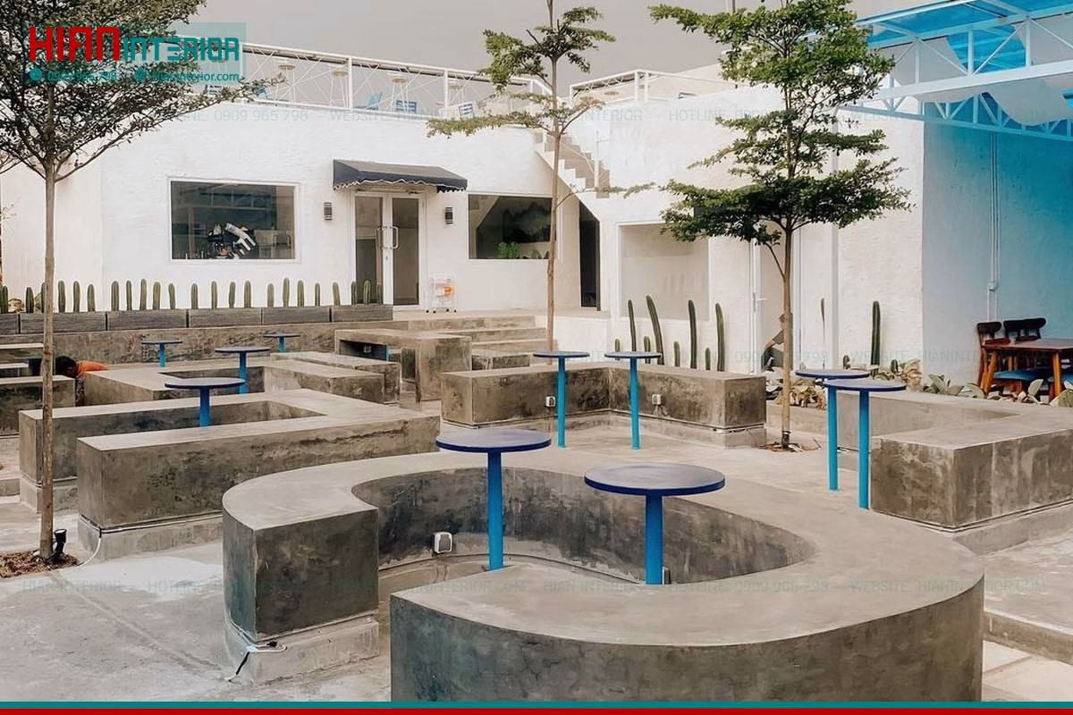 Quán Cafe Sân Vườn Đẹp