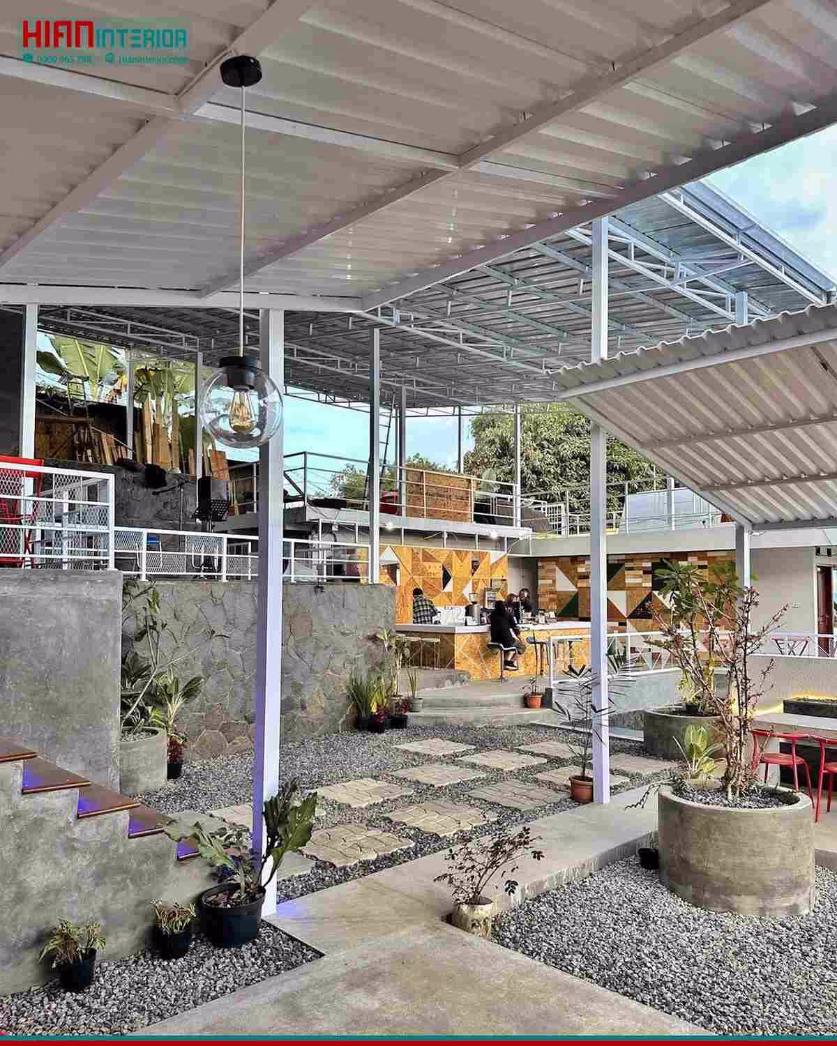 Thi Công Quán Cafe Sân Vườn