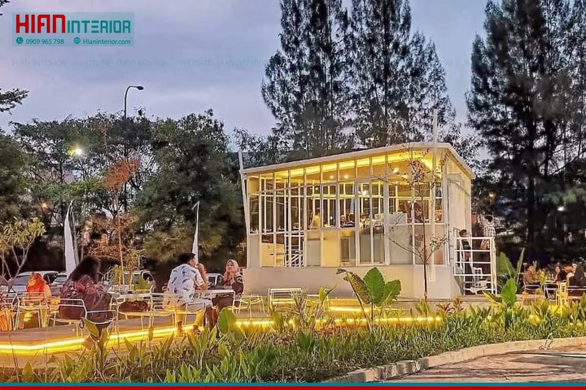 Chi Phí Thiết Kế Cafe Sân Vườn