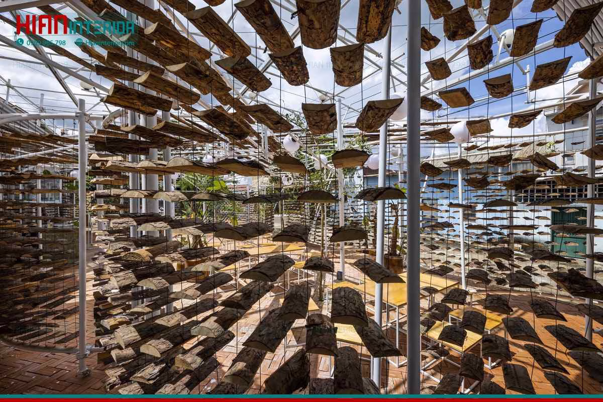 Quán Cafe Sân Vườn 300M2