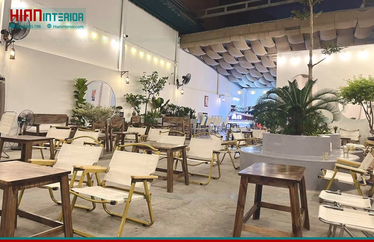 Thiết Kế Quán Cà Phê Sân Vườn Đẹp