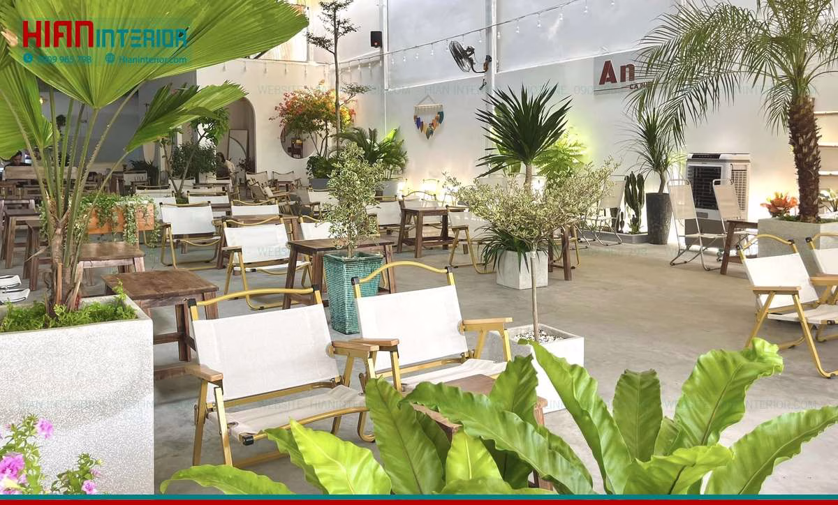 Thiết Kế Quán Cà Phê Sân Vườn Đẹp