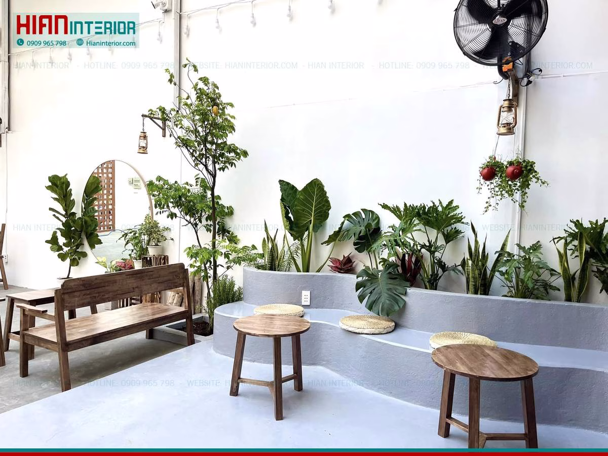 Thiết Kế Quán Cà Phê Sân Vườn Đẹp