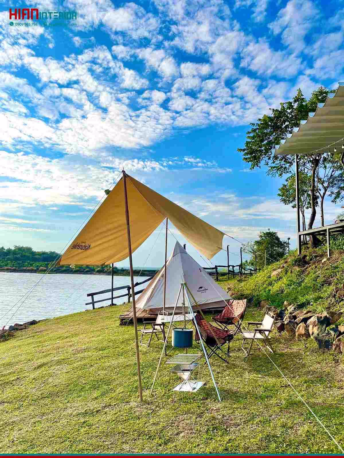 Mặt Bằng Quán Cafe Sân Vườn
