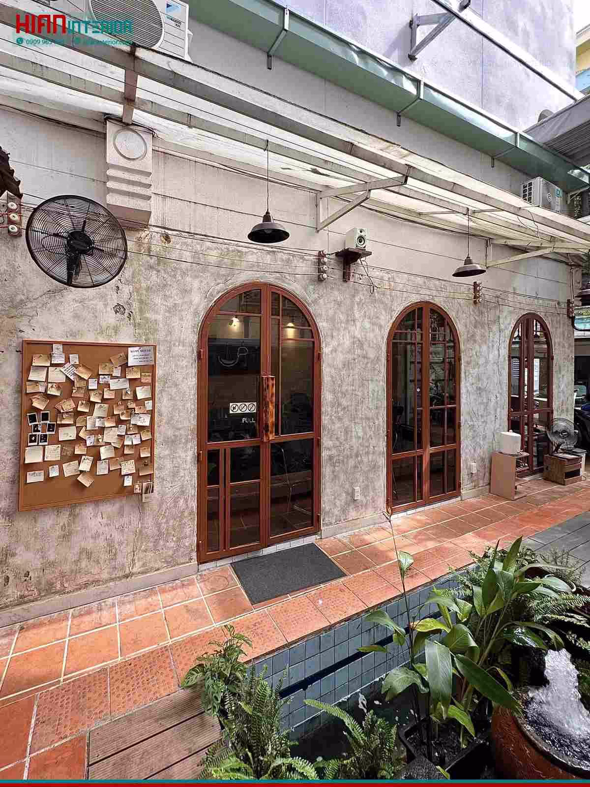 Mô Hình Quán Cafe Sân Vườn