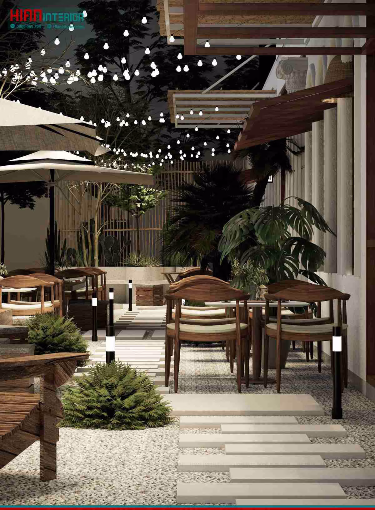 Thiết Kế Cafe Vườn Đẹp