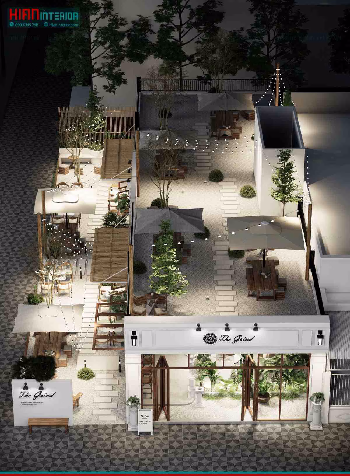 Thiết Kế Cafe Vườn Đẹp