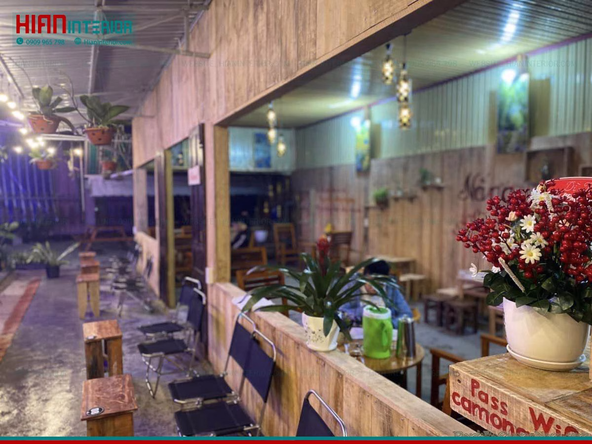 Bản Vẽ Quán Cafe Sân Vườn