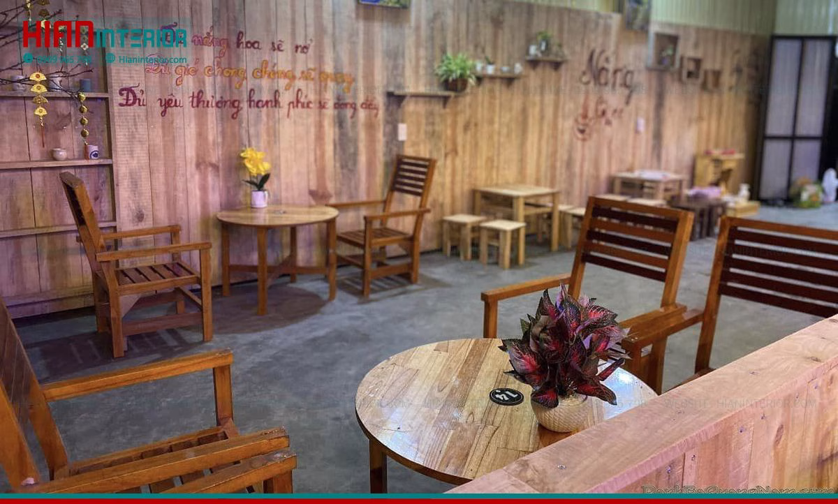 Bản Vẽ Quán Cafe Sân Vườn