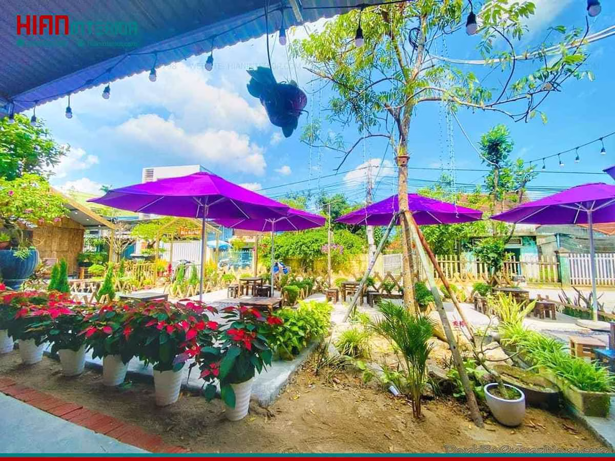 Bản Vẽ Quán Cafe Sân Vườn