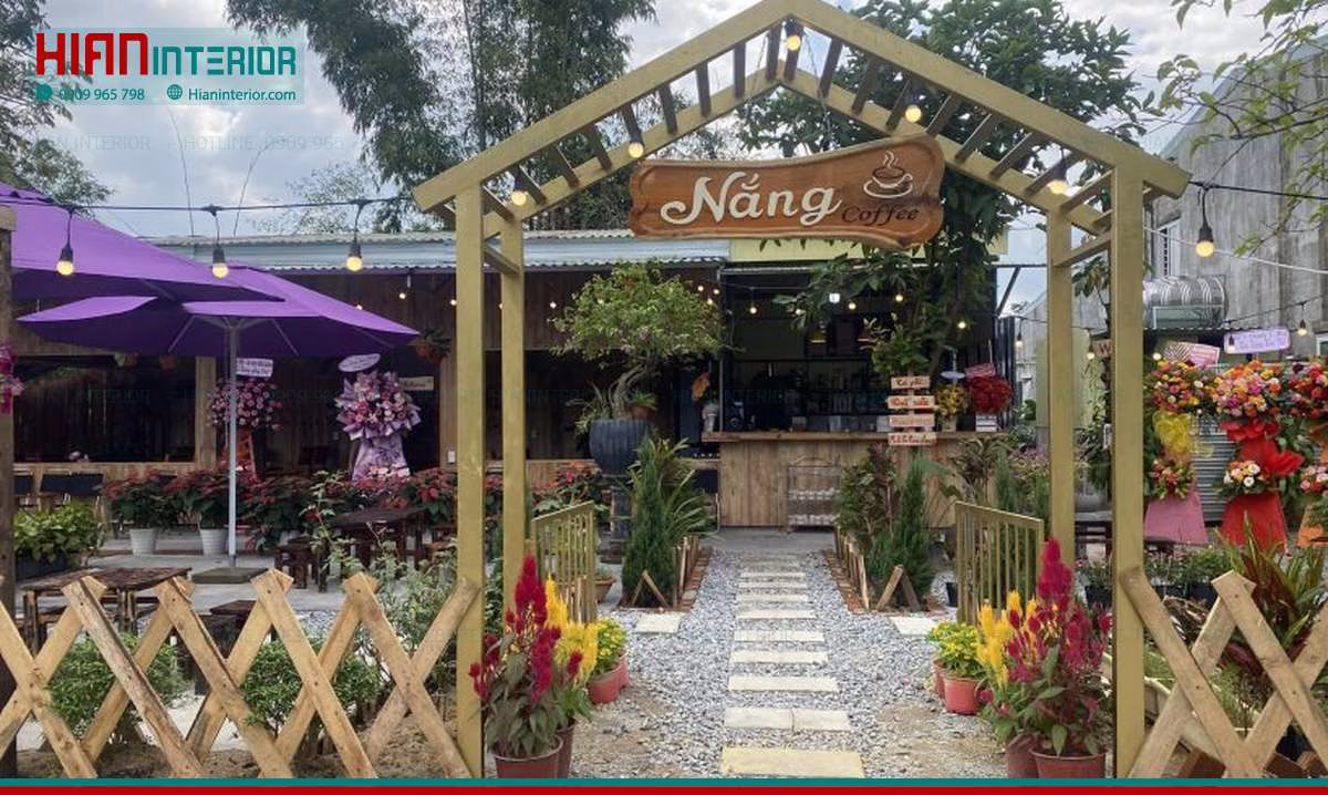 Bản Vẽ Quán Cafe Sân Vườn