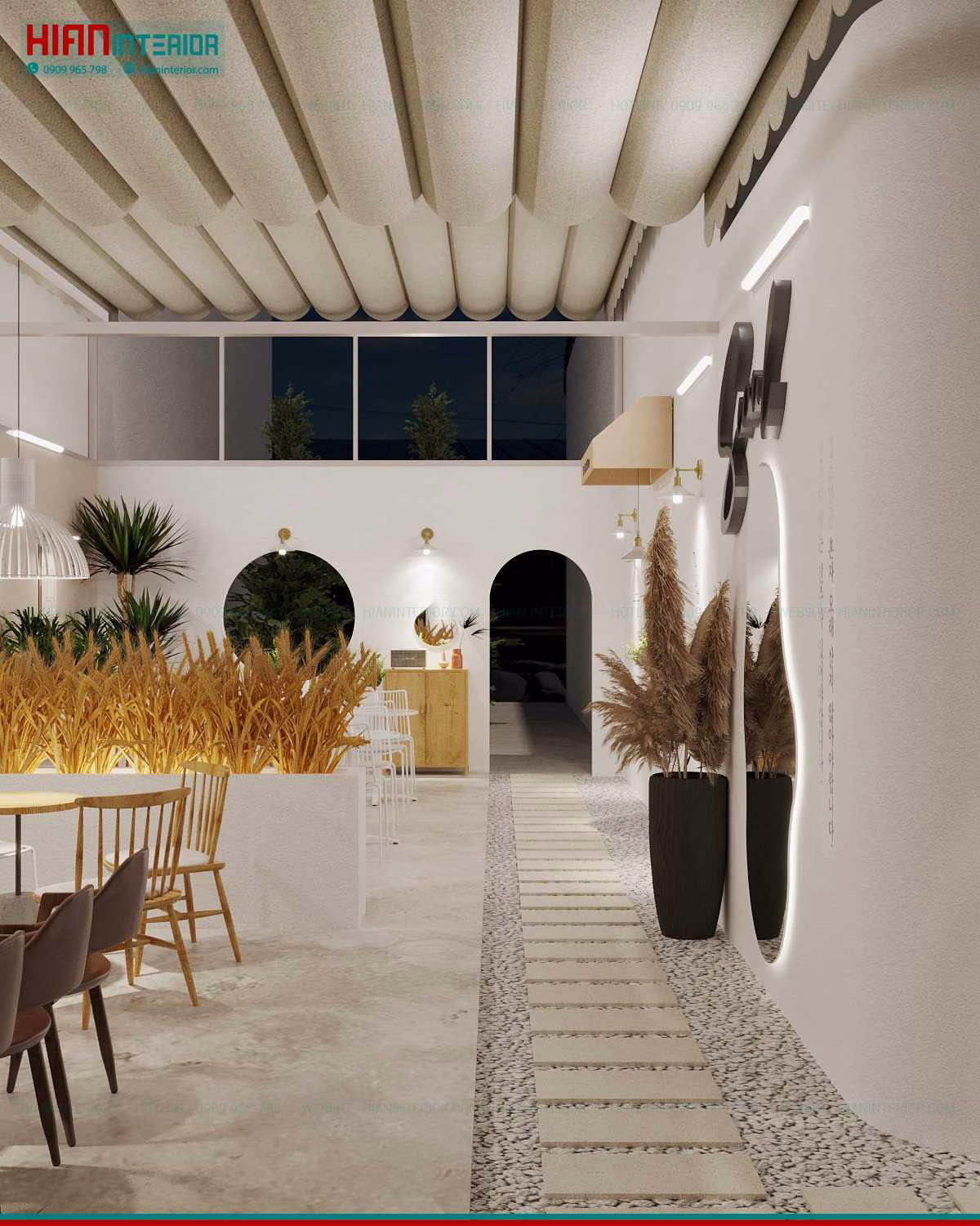 Quán Cafe Sân Vườn Nhỏ