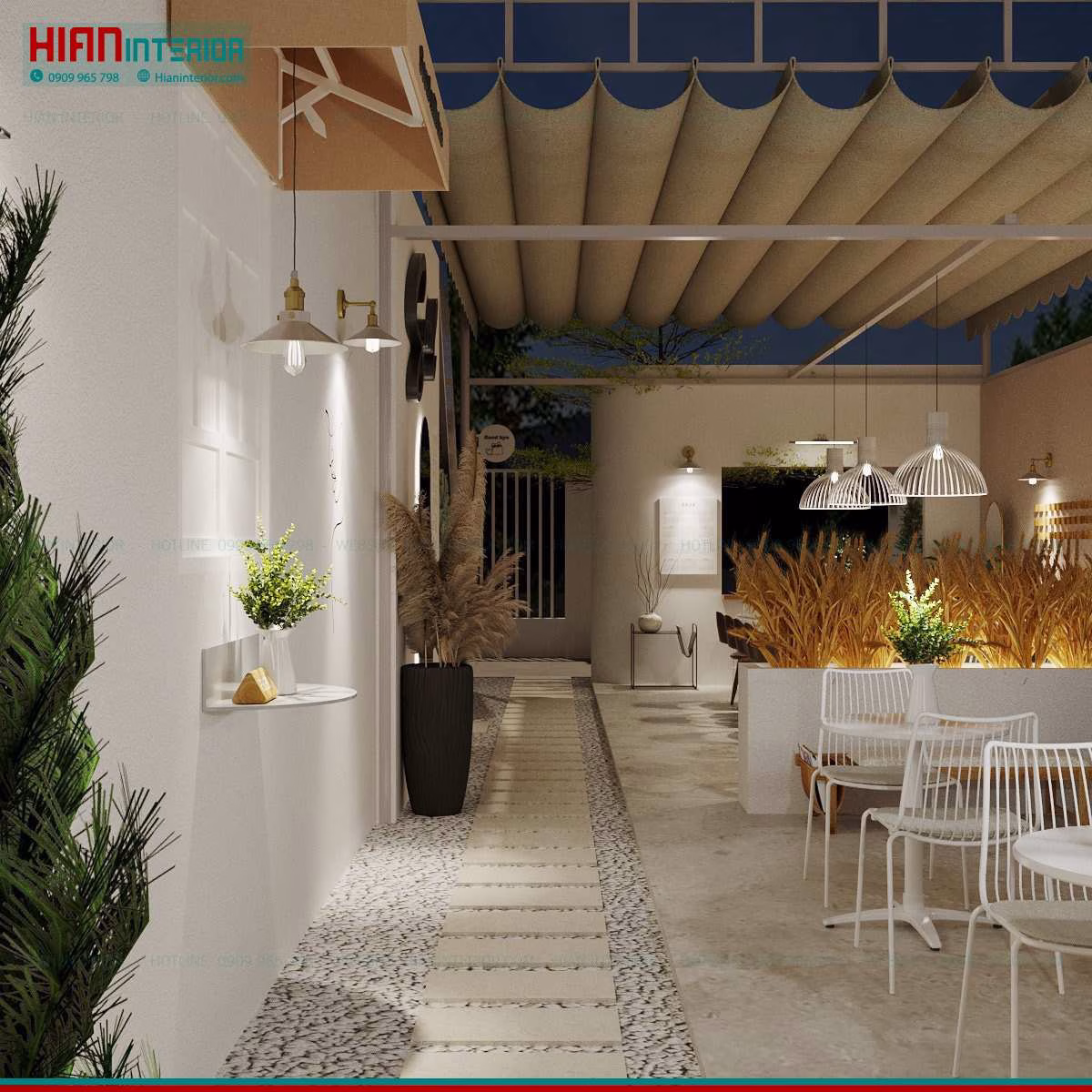 Quán Cafe Sân Vườn Nhỏ