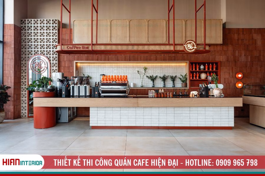 Thiết Kế Thi Công Quán Cafe Hiện Đại