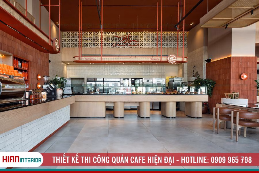 Thiết Kế Thi Công Quán Cafe Hiện Đại