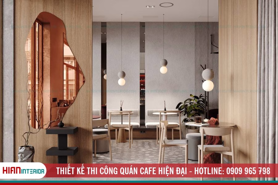 Thiết Kế Thi Công Quán Cafe Hiện Đại