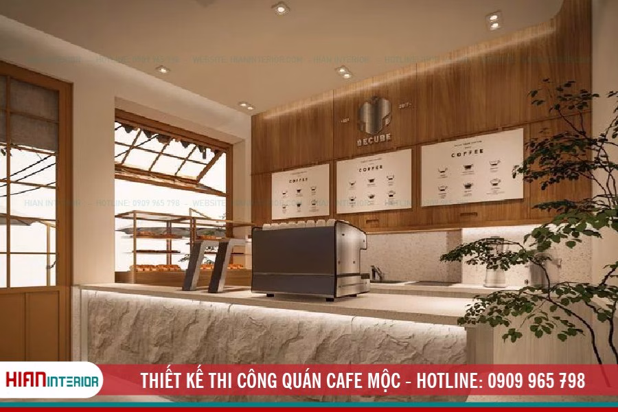 Thiết Kế Thi Công Quán Cafe Mộc