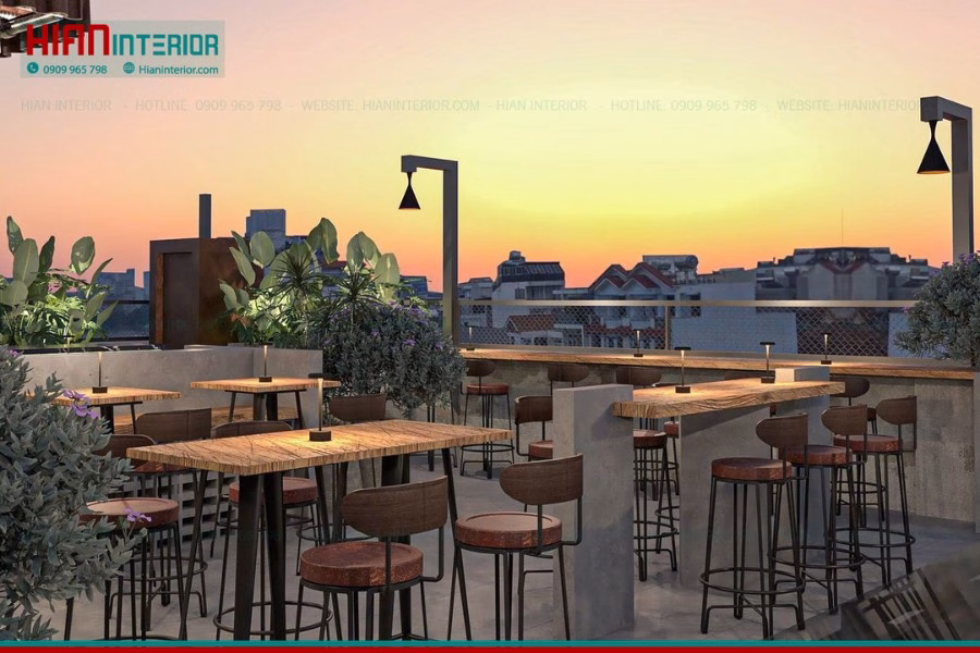 Thiết kế thi công quán cafe