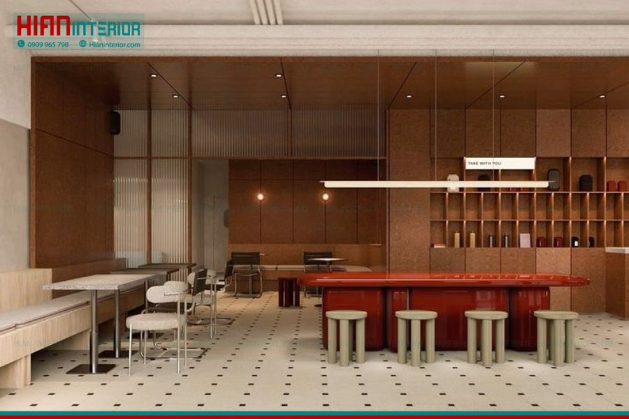 Thiết kế thi công quán cafe