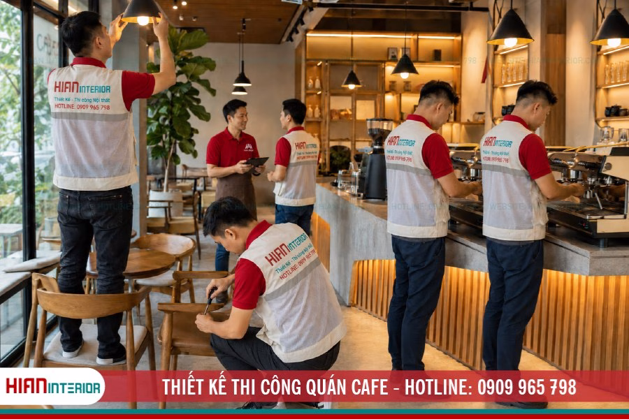 Thiết kế thi công quán cafe