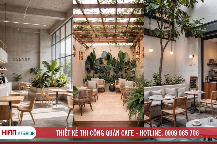 Thiết kế thi công quán cafe