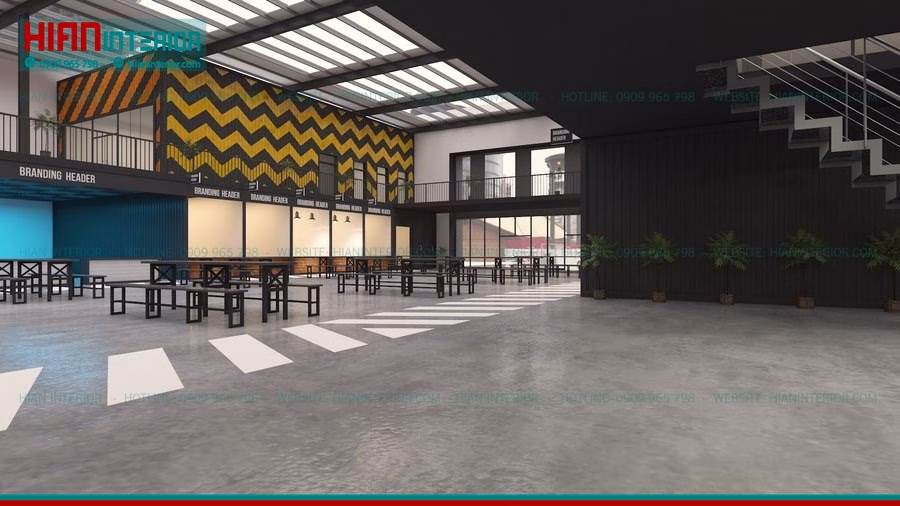 Thi Công Khu Ẩm Thực Foodcourt