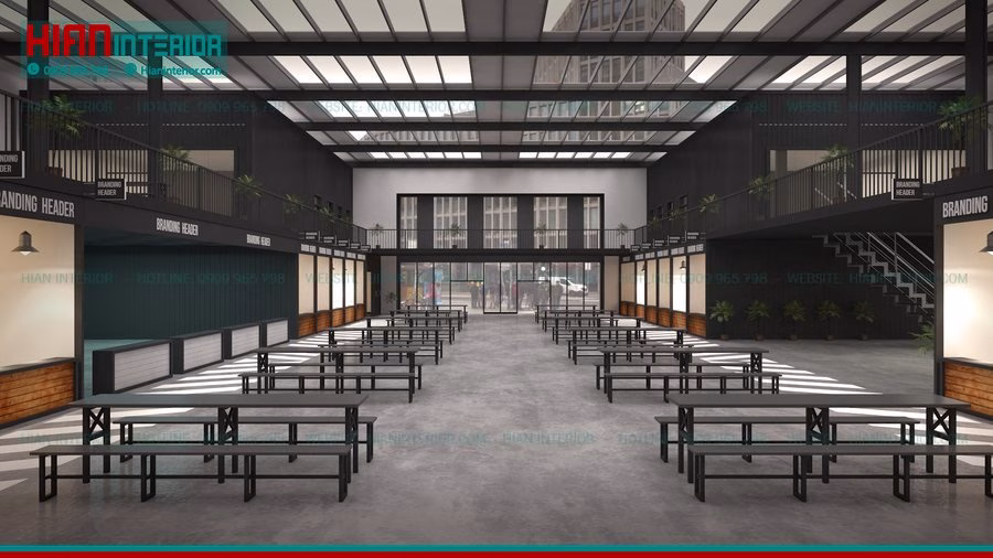 Thi Công Khu Ẩm Thực Foodcourt
