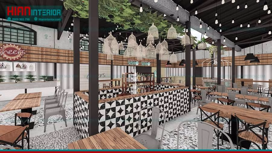 Báo Giá Xây Khu Ẩm Thực Foodcourt