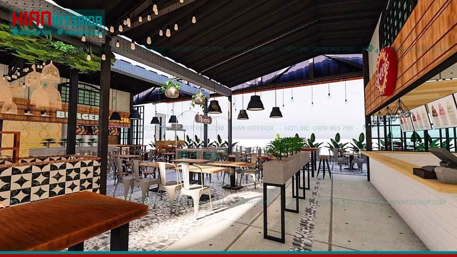 Báo Giá Xây Khu Ẩm Thực Foodcourt